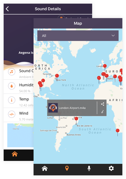 Sound mapping app